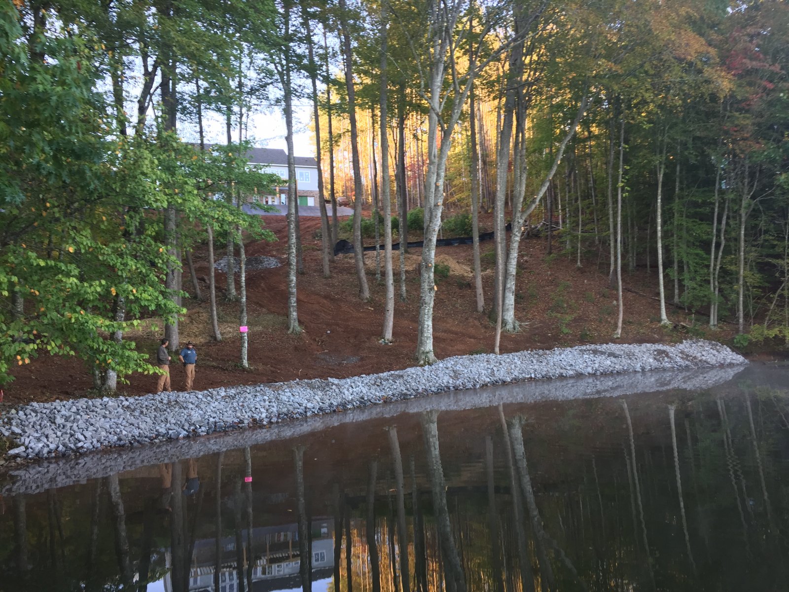 Shoreline Stabilization | JK Landscaping & Grading, Inc.